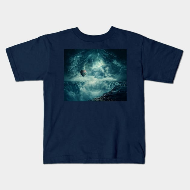 Stormfall Kids T-Shirt by psychoshadow